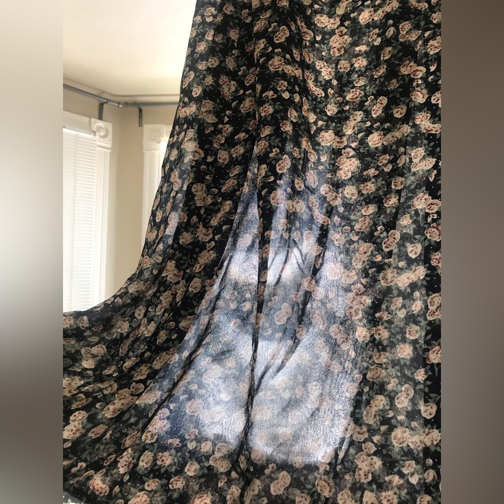 Vintage Sheer 90s Maxi Skirt